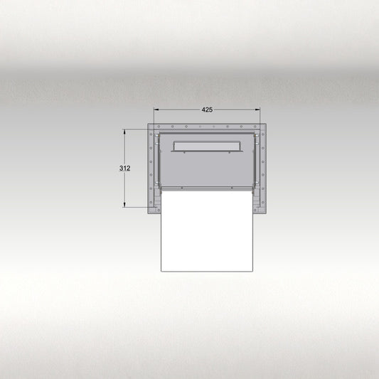 Through Pillar Parcel Delivery System With Letterbox Epsilon-Pillar