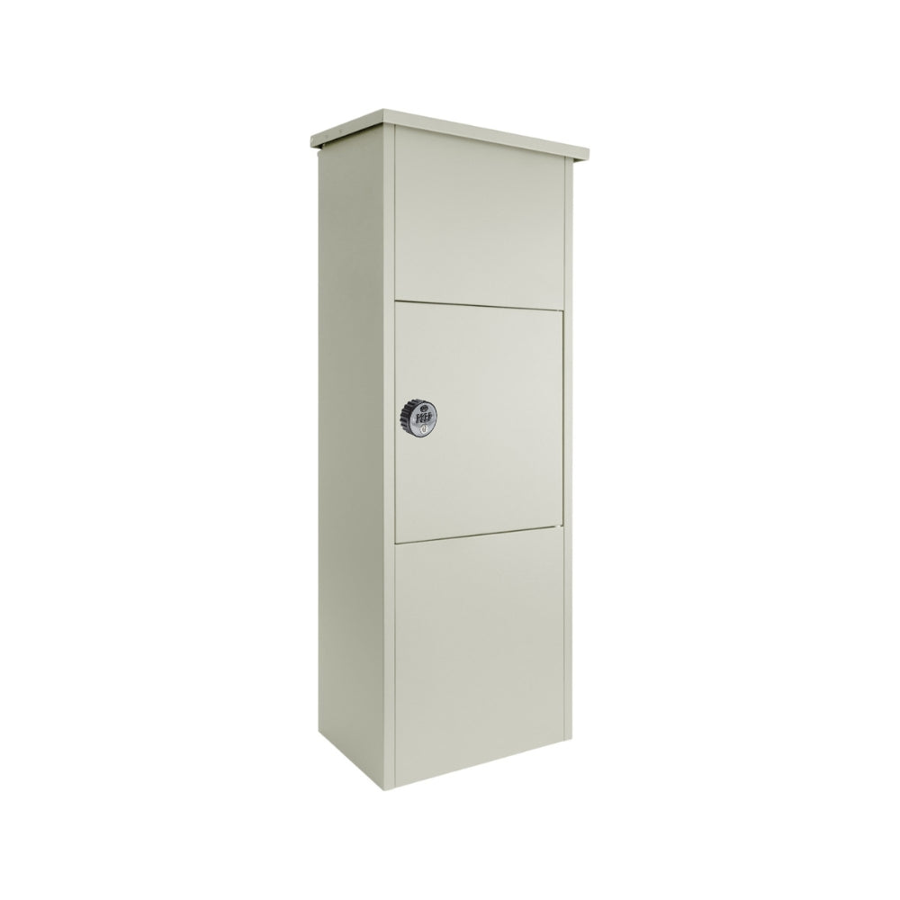 Outdoor Parcel Box for House Goldcrest Pebble Grey with Combination Lock