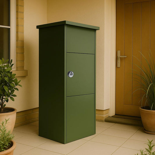 Outdoor Parcel Box For House Goldcrest _ PaleGreen 2
