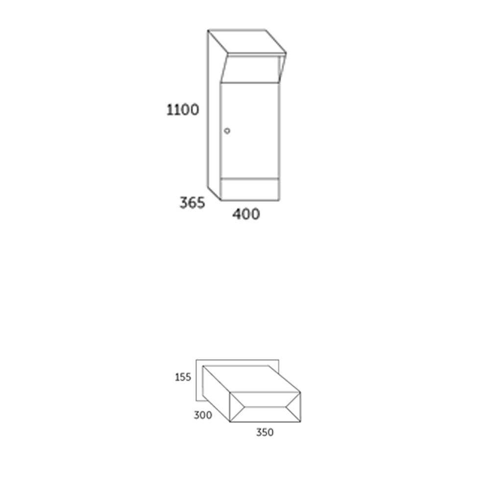 Bjorn Parcel Box Dimentions