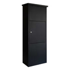 Delivery Box for Home – Goldcrest Freestanding Front Access Parcel Box - Black
