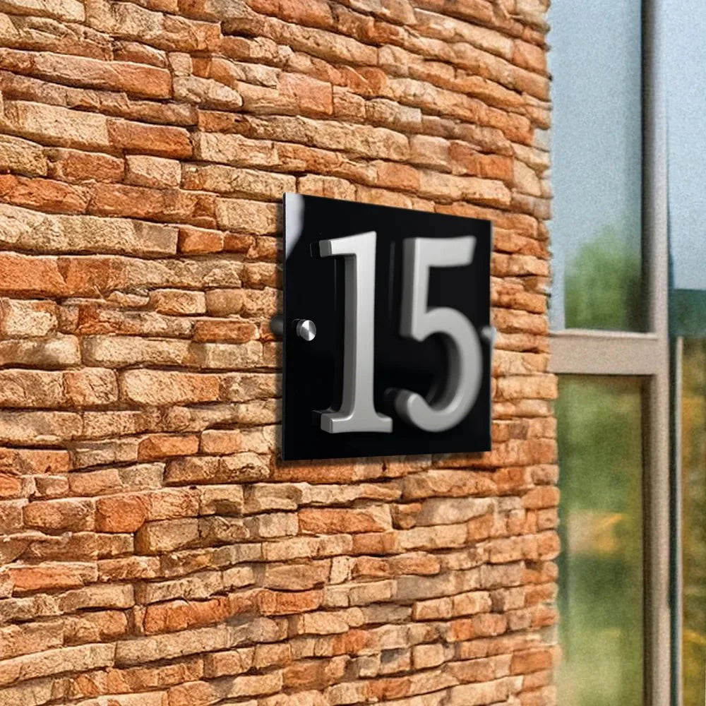 Modern Aluminium House Numbers – Sleek Design and Easy Installation - Letterbox Supermarket