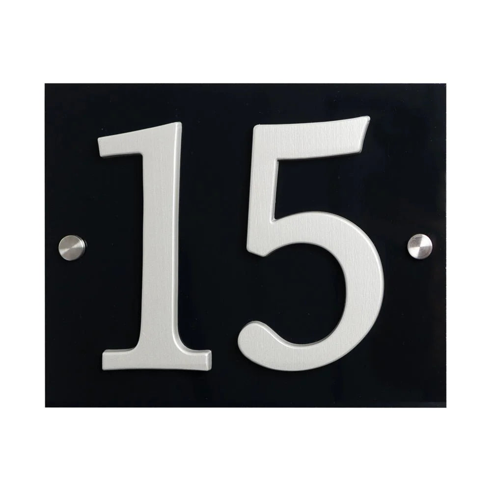 Modern Aluminium House Numbers – Sleek Design and Easy Installation - Letterbox Supermarket