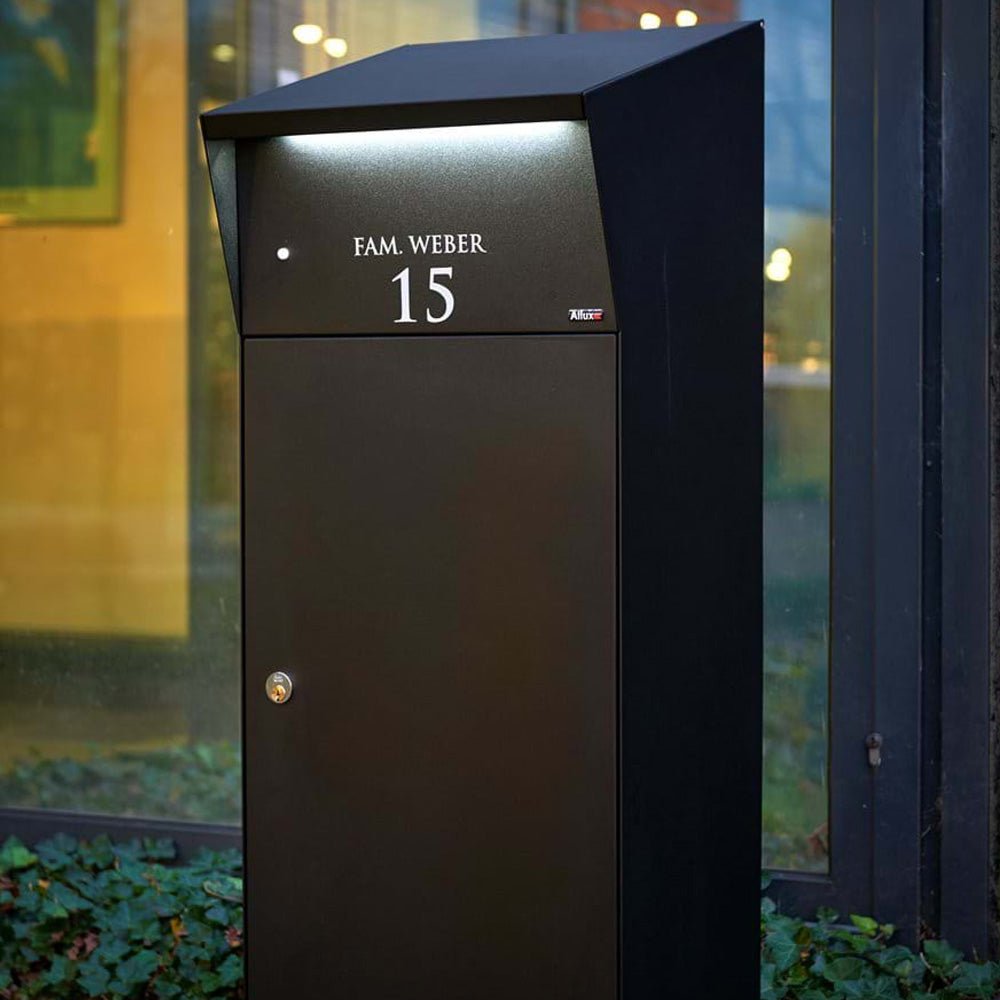 Parcel Box High Capacity Free Standing Allux Bjørn - Parcelbox4you