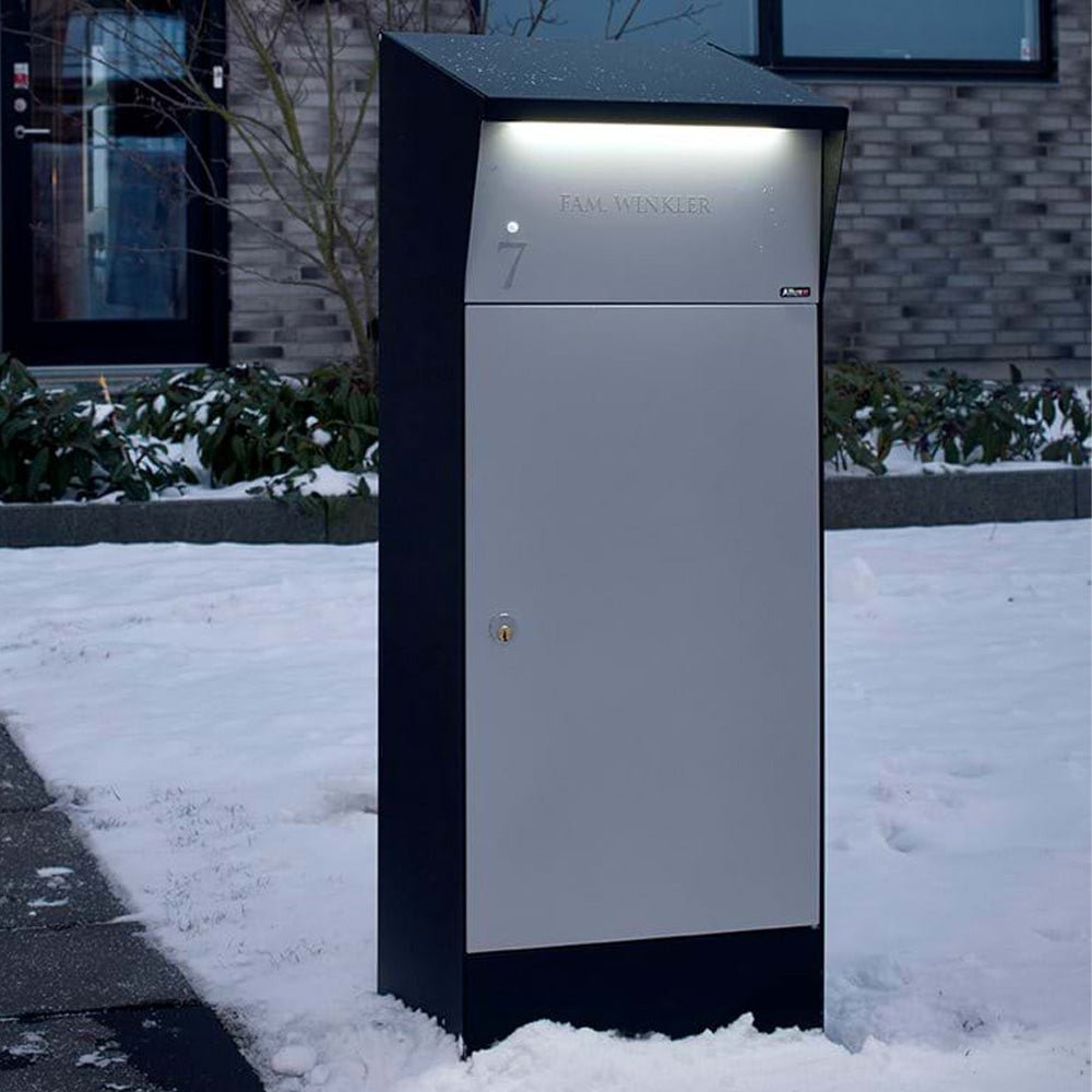 Parcel Box High Capacity Free Standing Allux Bjørn - Parcelbox4you