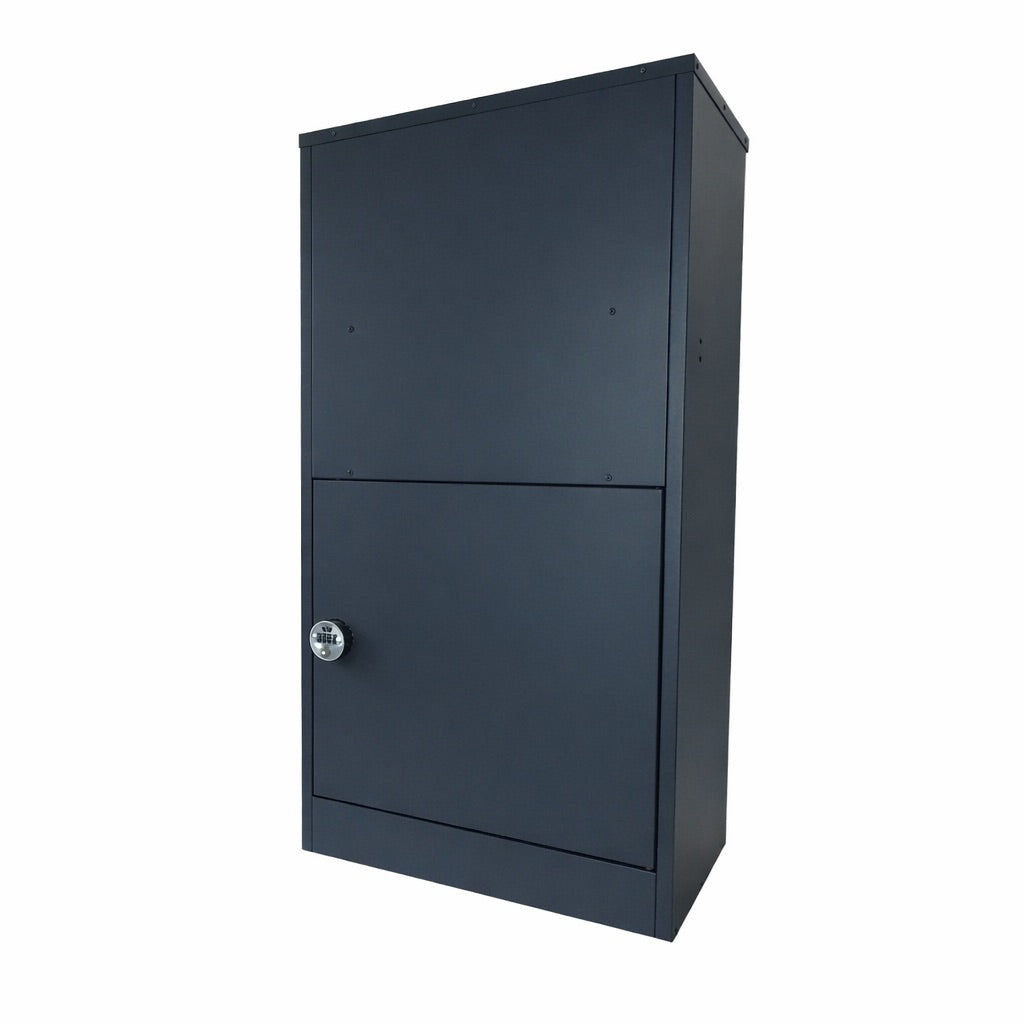 Outdoor Parcel Drop Box – Extra Large Free Standing Rear Access Secure Delivery Box – Buzzard