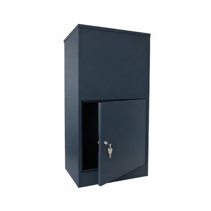 Outdoor Parcel Drop Box – Extra Large Free Standing Rear Access Secure Delivery Box – Buzzard