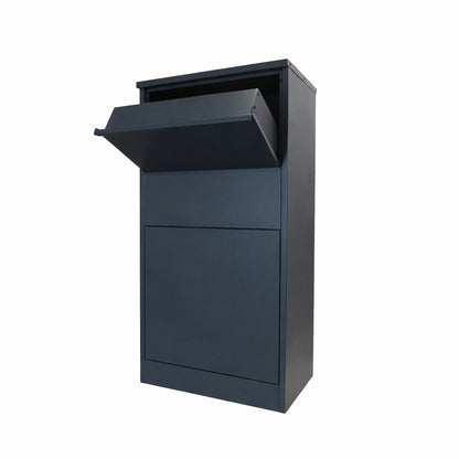 Outdoor Parcel Drop Box – Extra Large Free Standing Rear Access Secure Delivery Box – Buzzard