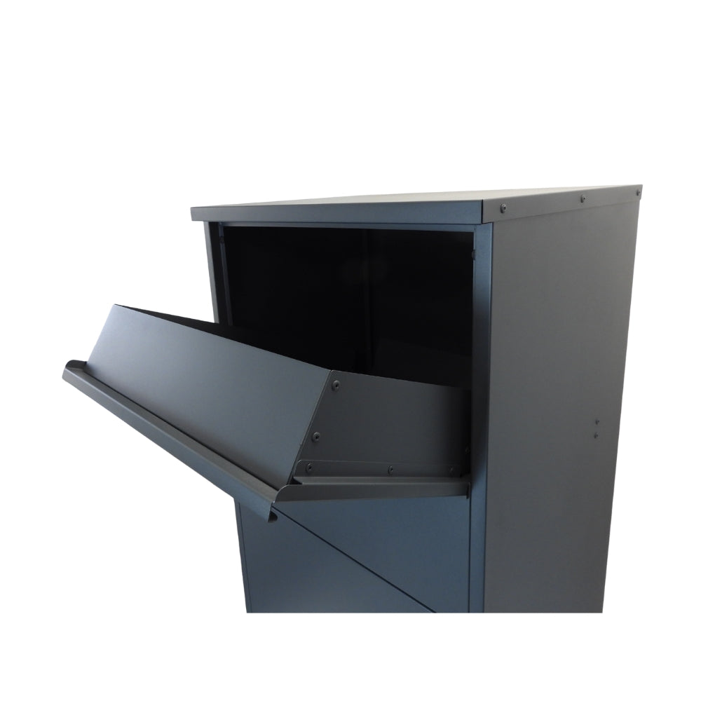Outdoor Parcel Drop Box – Extra Large Free Standing Rear Access Secure Delivery Box – Buzzard