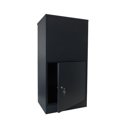 Outdoor Parcel Drop Box – Extra Large Free Standing Rear Access Secure Delivery Box – Buzzard