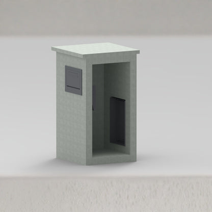 Through Pillar Parcel Delivery System With Letterbox Epsilon-Pillar
