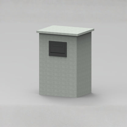 Through Pillar Parcel Delivery System With Letterbox Epsilon-Pillar