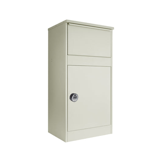 Extra Large Parcel Box for Homes Buzzard Pebble Grey with Combination Lock