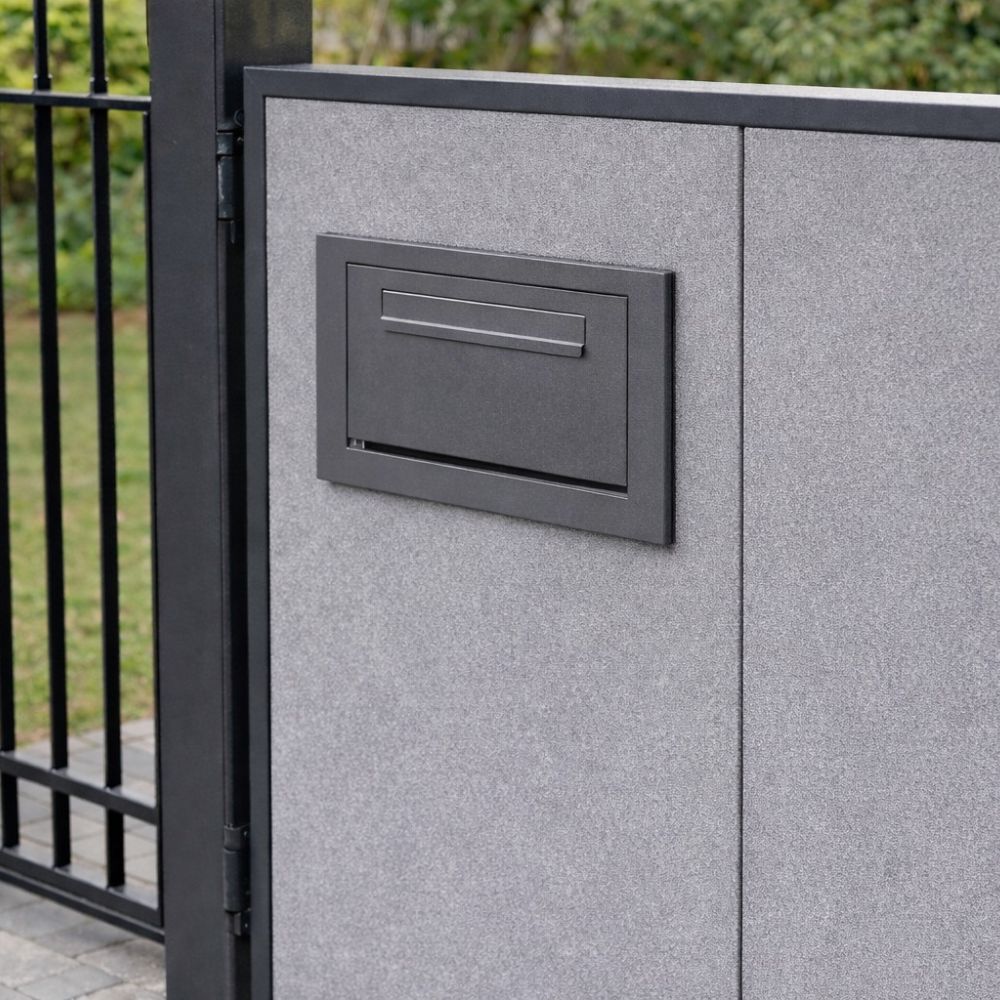 Large Capacity Parcel Box Rear Access for Gates, Fences and Side Panels – Epsilon GM