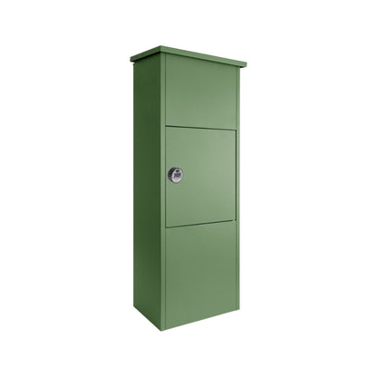 Outdoor Parcel Box for House Goldcrest Pale Green with Combination Lock