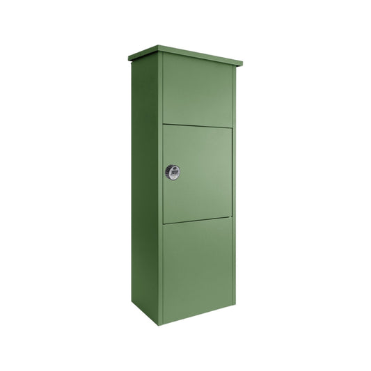 Outdoor Parcel Box for House Goldcrest Pale Green with Combination Lock