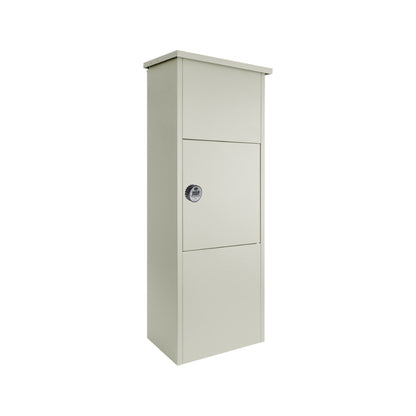 Outdoor Parcel Box for House Goldcrest Pebble Grey with Combination Lock