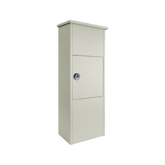 Outdoor Parcel Box for House Goldcrest Pebble Grey with Combination Lock