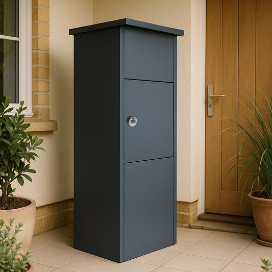 Outdoor Parcel BoxForH ouse Goldcrest _ Anthracite Grey RAL 7016 2