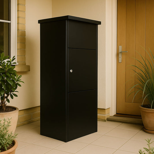 Outdoor Parcel BoxForH ouse Goldcrest _ Black 