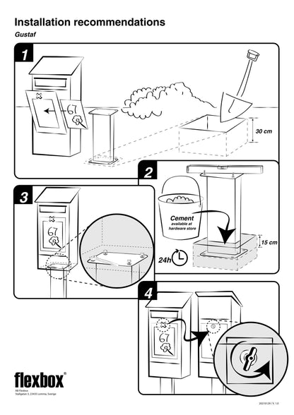 Second Step-by-step installation instructions for a Nikolai by Flexbox