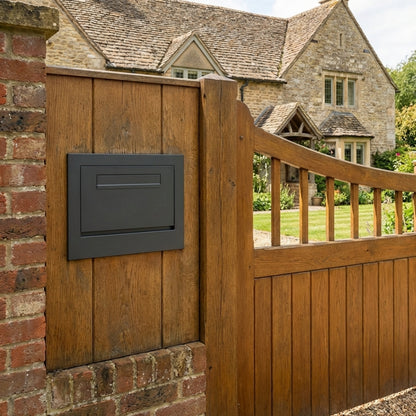 Large Capacity Parcel Box Rear Access for Gates, Fences and Side Panels – Epsilon GM