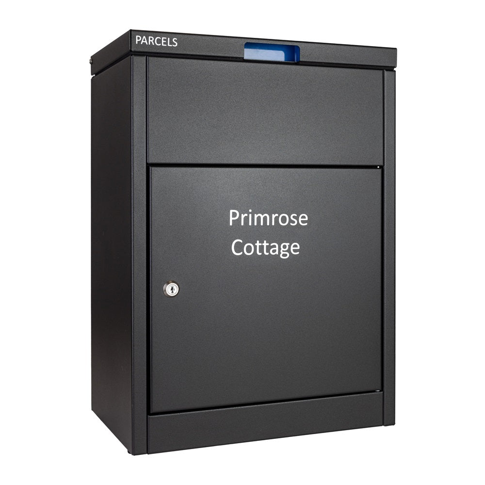 Wall Mounted Outdoor Parcel Box ParcelPod 1 Dark Grey 