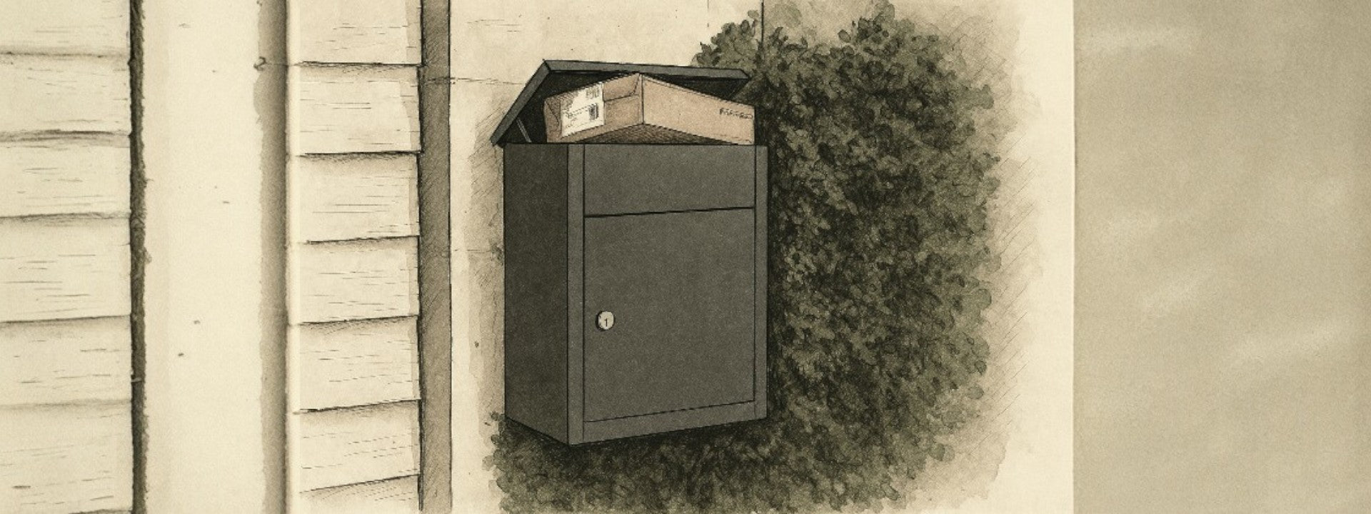 Wall Mounted Outdoor Parcel Boxes For Home