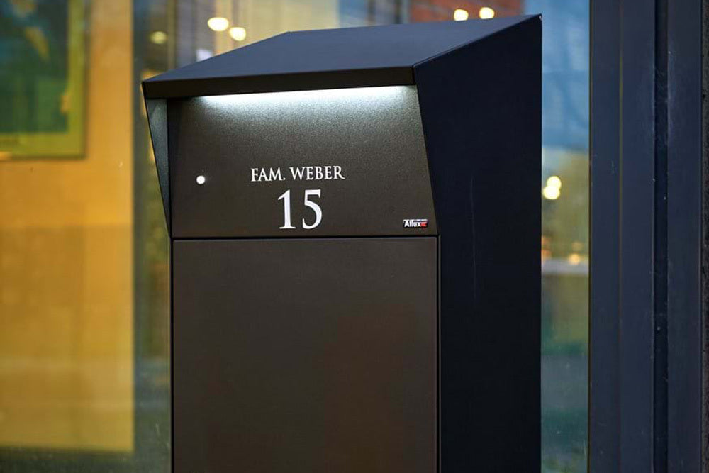 Parcel Box High Capacity Free Standing Allux Bjørn - Parcelbox4you
