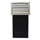 Outdoor Parcel Box for Gates & Fences – Rear Access – Sigma Stainless Steel Front