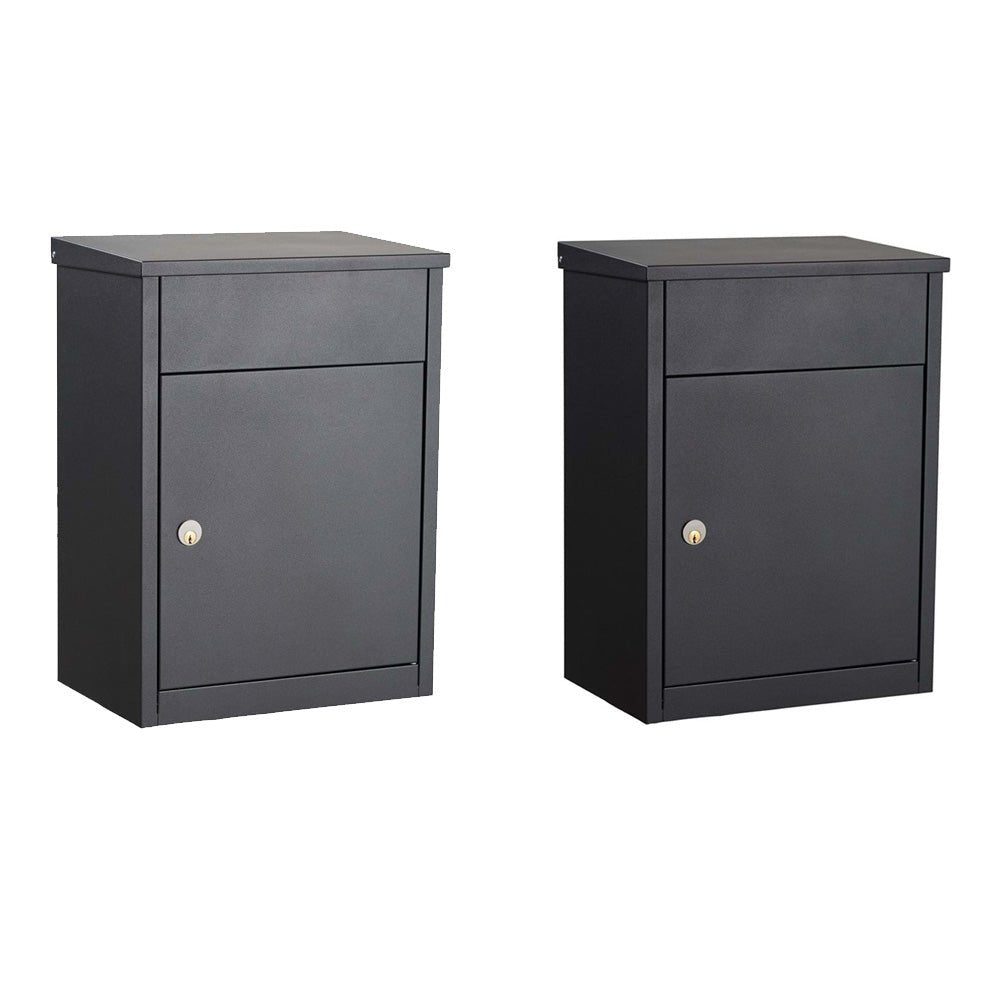 Parcel Letterbox Wall Mounted Lockable Allux 500 - Letterbox Supermarket