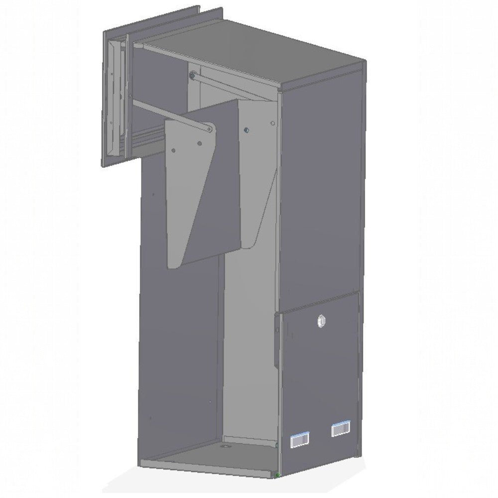 Sigma Paco Rear Access Parcel Box for Gates and Fences - Letterbox Supermarket