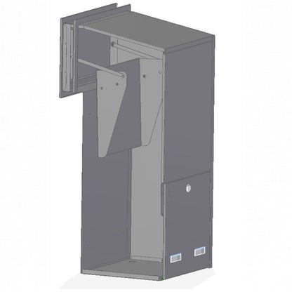 Sigma Paco Rear Access Parcel Box for Gates and Fences - Letterbox Supermarket
