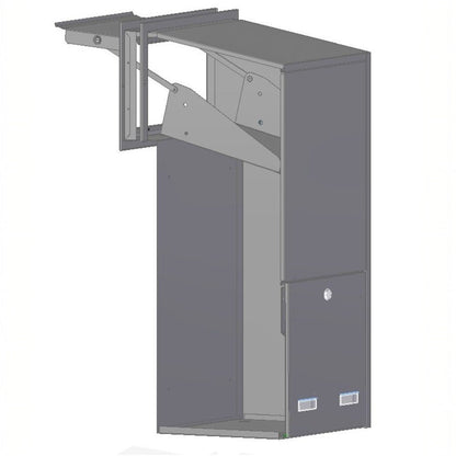 Sigma Paco Rear Access Parcel Box for Gates and Fences - Letterbox Supermarket