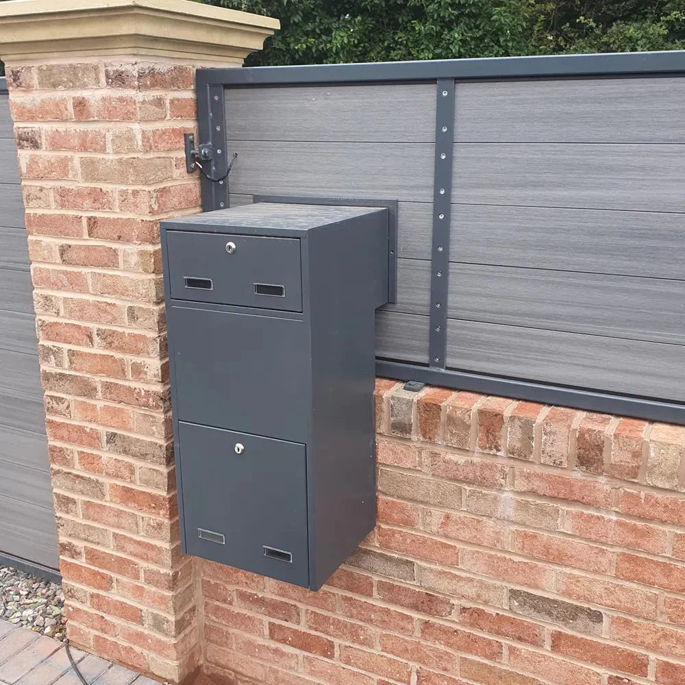Outdoor Through the Wall Parcel Box | Sierra Rear Access House Parcel ...