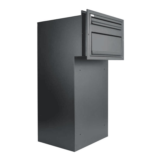 Through The Wall Parcel Delivery Box with Integrated Letterbox for Single Brick Walls Sierra - Parcelbox4you