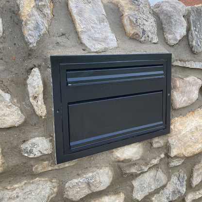 Outdoor Through the Wall Rear Access Parcel Box – Sierra