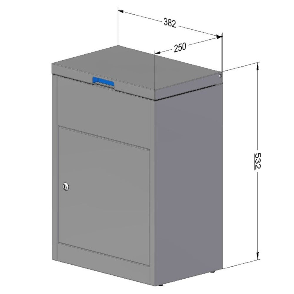 Wall Mounted Parcel Box for Home ParcelPod 1 - Letterbox Supermarket